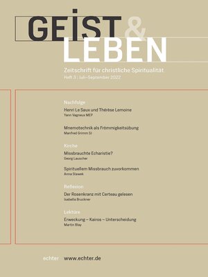 cover image of Geist & Leben 3/2022